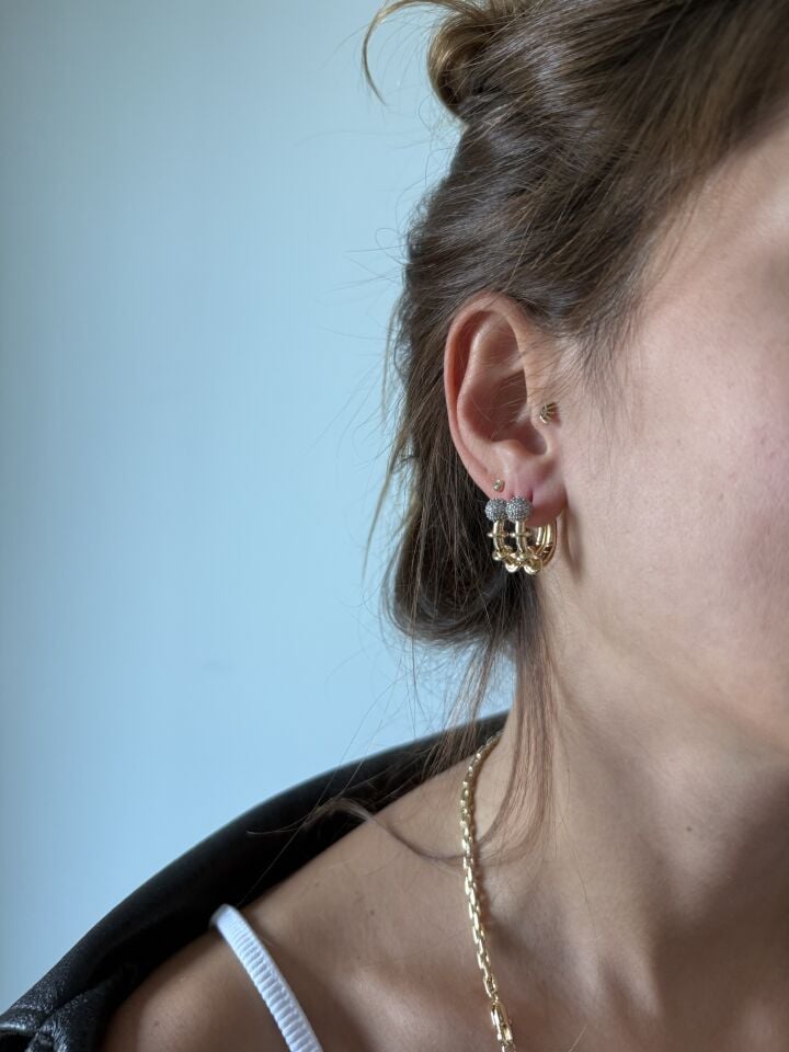 Işıltı Halka Küpe