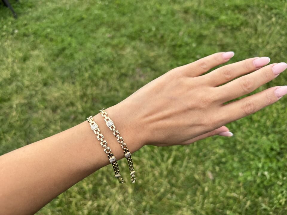 Zincir Detaylı Bileklik