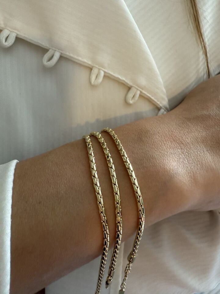 Yılan Zincir Bileklik