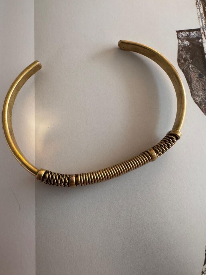 El Yapımı Tasarım Bakır Bileklik