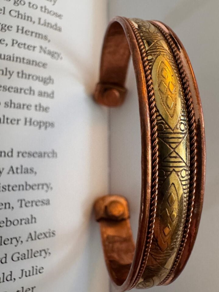 El Yapımı Bakır Bileklik