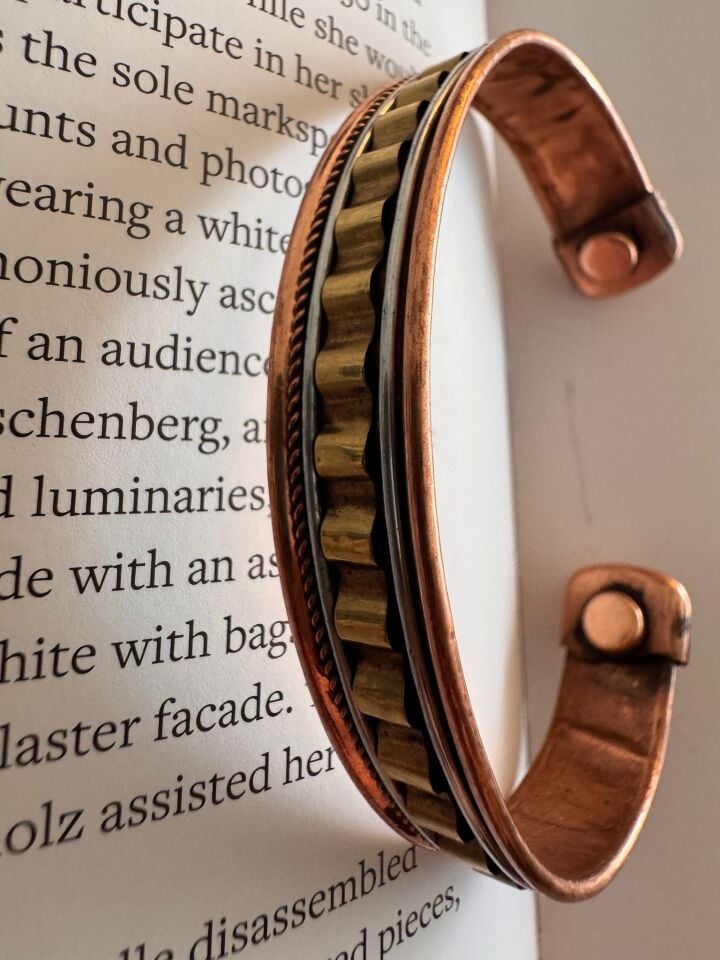 El Yapımı Bakır Bileklik