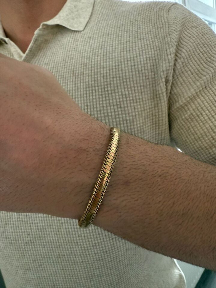 El Yapımı Bakır Bileklik