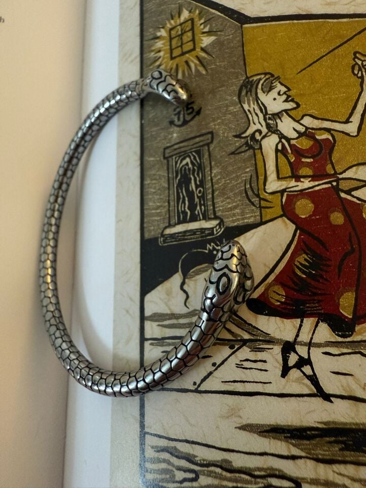 Tasarım Yılan Çelik Bileklik