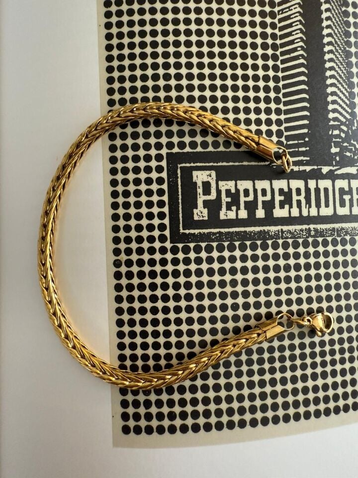 Tilki Kuyruğu Gold Bileklik