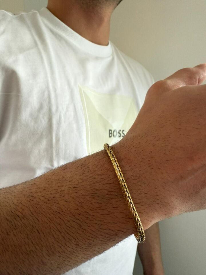 Tilki Kuyruğu Gold Bileklik