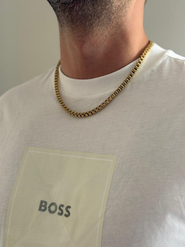 Kare Arnavut Zincir Kolye